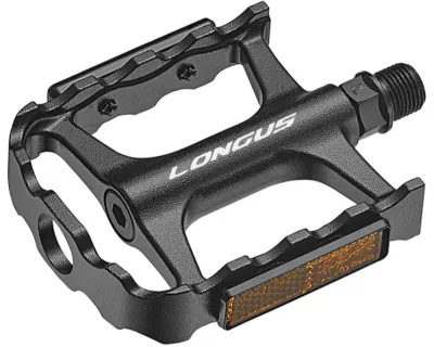 Педалі Longus MTB PREMIUM Al, пром підшипники, чорний