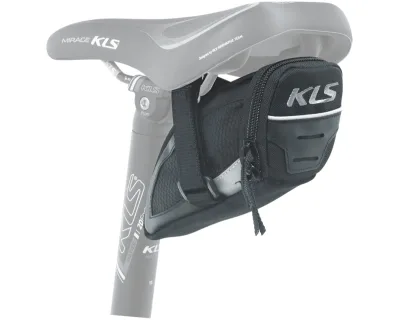 Сумка підсідельна KLS Challanger strap L (0.8 л) чорний