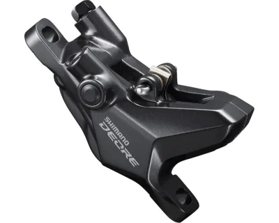 Калипер гидравл диск тормозов Shimano BR-M6100 DEORE, монтаж РМ160мм, колодка G03S полимер