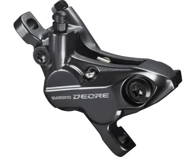 Калипер гидравл диск тормозов Shimano BR-M6120 DEORE, монтаж РМ160мм, колодка D03S полимер