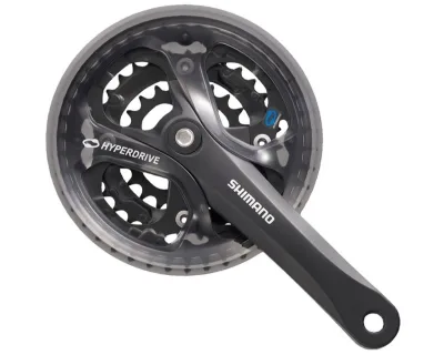 Шатуни Shimano FC-M361, 175мм, 42X32X22, захист зірок