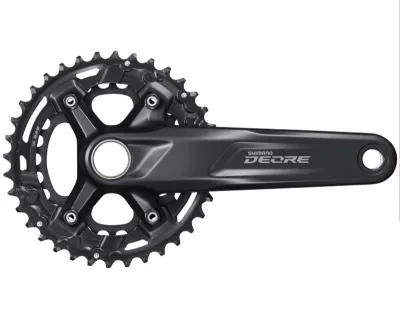 Шатуни Shimano FC-M4100-2 DEORE, інтегрована вісь, 175мм 36x26 10-шв. CL-48.8мм без каретки