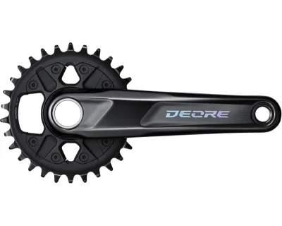 Шатуни Shimano FC-M6100-1 DEORE, інтегрована вісь, 175мм 32T 12-шв. CL-52мм без каретки