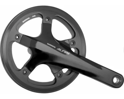 Шатуни Shimano FC-S501 ALFINE, інтегрована вісь, 170мм, 42Т/подв.захист зірки, з компонент. каретки