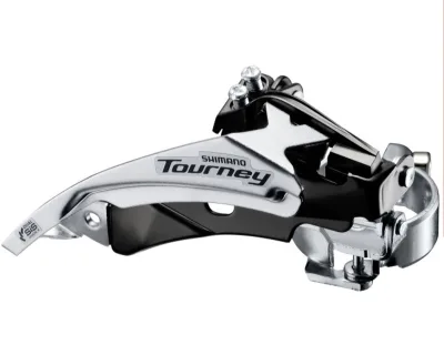 Перемикач передній Shimano FD-TY510, Top-Swing, універс.тяга, хомут 34,9 (S/M адаптери), для 48Т
