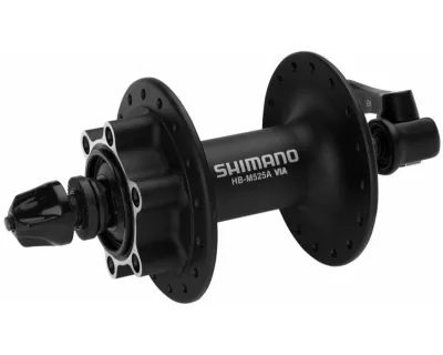 Втулка передня Shimano, HB-M525 DEORE ротор на 6 болт чорн, насипний,6 болтів, 36H