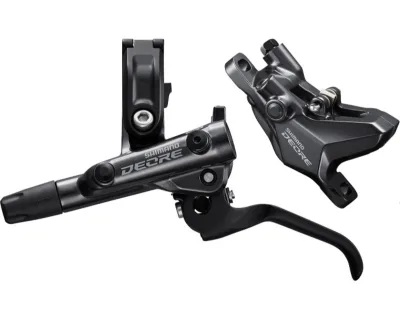 Тормоз гидравл. дисковое Shimano M6100 DEORE переднее (левая ручка, калипер, J-kit гидролиния 1000мм)