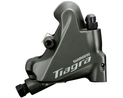 Каліпер гідравл диск гальм Shimano BR-4770-R, FLAT MOUNT задній без адаптеру, колодка L03A RESIN PAD(W/FIN)