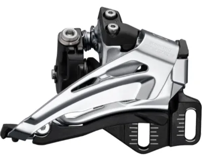 Перемикач передній Shimano FD-M6025-E, DEORE 2X10, TOP-SWING, DOWN-PULL, монтаж E-TYPE