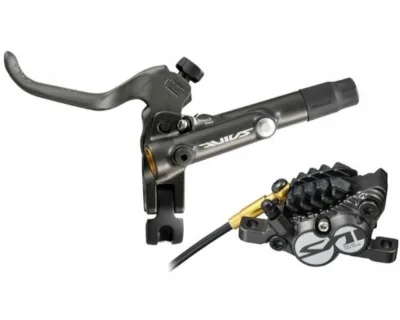 Гальмо гідравл. дискове Shimano M820 SAINT переднє (ліва ручка, 4-поршн каліпер, J-kit гідроліния 1000мм)