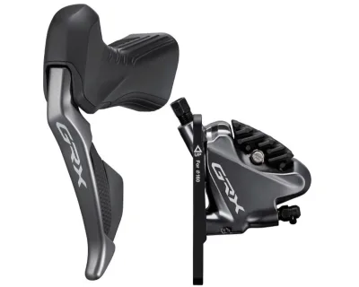 Тормоз гидравл диск Shimano RX815 GRX Di2, передний (левая тормозная ручка/шифтер ST-RX815 2-быстрый, BR-RX810, гидролиния 1000мм)