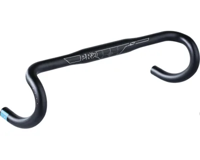 Кермо PRO шосейне компакт LT 44cm/31.8mm, чорнe