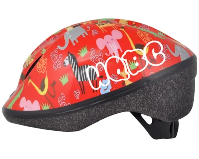 Шолом HQBC FUNQ Animals, дитячий, червоний, розм. 48-54