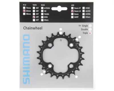 Зірка шатунів Shimano FC-M660-10, 24зуб. АЕ, 10-зв