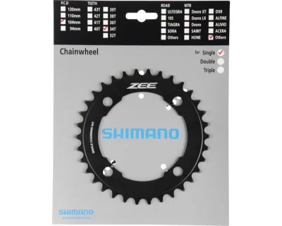 Зірка шатунів Shimano FC-M640 ZEE, 36зуб.