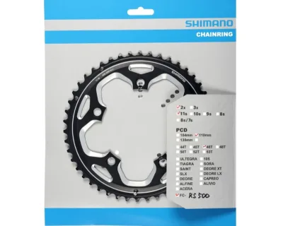 Зірка шатунів Shimano FC-RS500 46зуб.-MJ 11-швидк. (5-лапка)