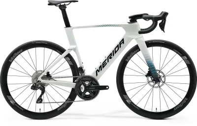 Велосипед 28" Merida REACTO 5000 (2027) рама - L Pearl/Blue(Teal)