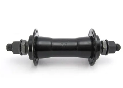 Втулка передня Quando, KT-122F під V-brake 140mm на гайках стальна чорн., насипний,обідні, гайки, 36H