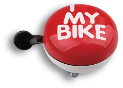 Динг-Донг Green Cycle GBL-458 I love my bike діаметр 80мм червоний