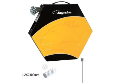 Трос для перемикача JAGWIRE Basics BWC1011 гальванізов. 1.2х2300мм - Sram/Shimano (100шт)