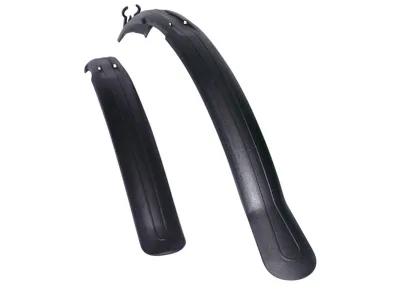 Комплект крил 26"-28" SIMPLA Next SDS, короткая скоба заднього кріплення, чорні