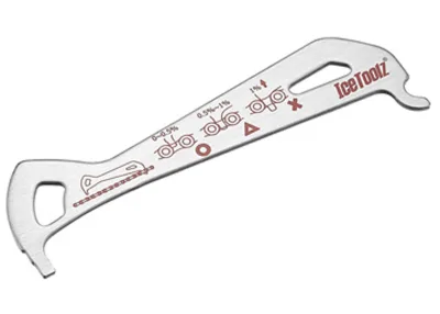 Ключ ICE TOOLZ 62C4 Вимірювач зносу ланцюга, нержавеющая сталь