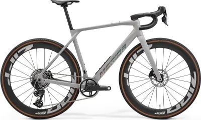 Велосипед 28" Merida Mission 9000 (2026) рама - S Silk Grey(Holo Silver)