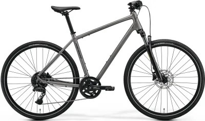 Велосипед 28" Merida CROSSWAY 300 (2027) рама - W-XXS Silk Warm Slate Grey(Black)