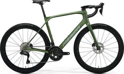 Велосипед 28" Merida SCULTURA ENDURANCE 8000 (2027) рама - XXS Matt Fog Green(Silver)