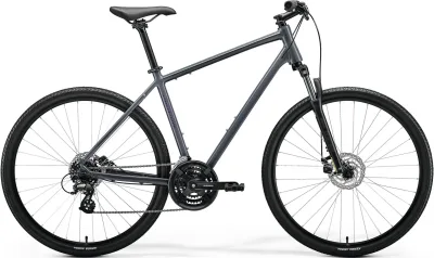Велосипед 28" Merida CROSSWAY 10 (2027) рама - XXS Glossy Cool Grey(Purple)
