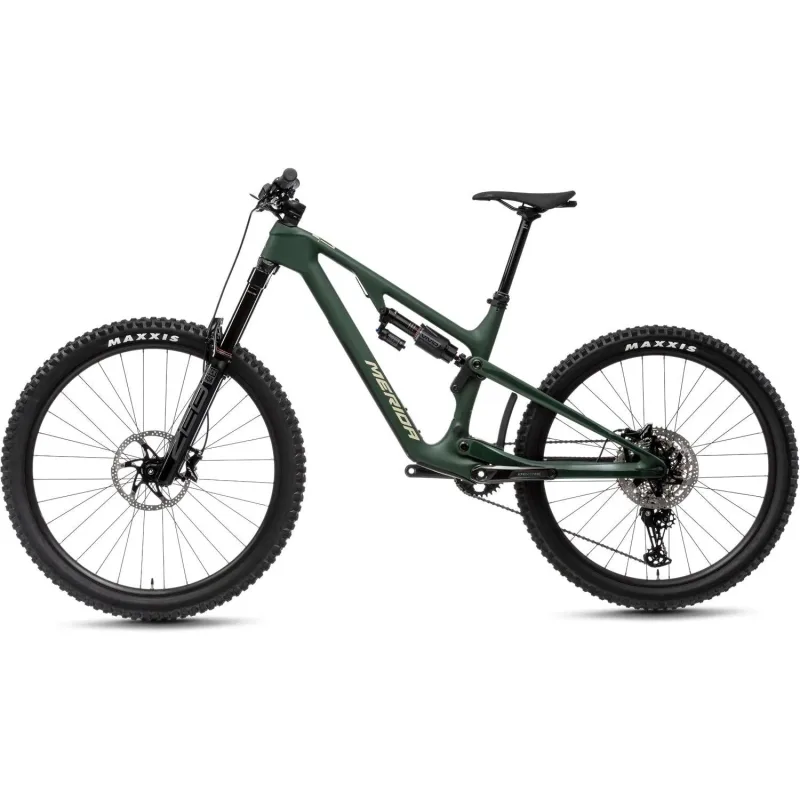 Велосипед 27.5-29" Merida ONE-SIXTY 6000 (2025) рама - XL Silk Deep Forest Green (Brown) — 7