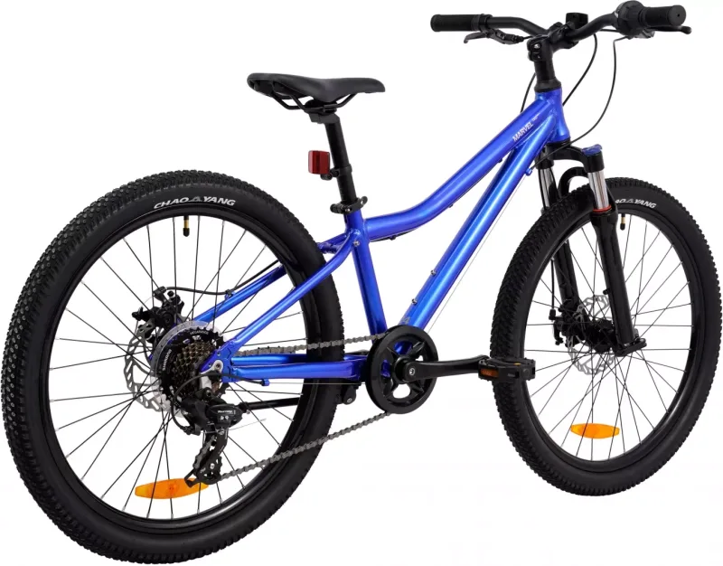 Велосипед 24" PRIDE MARVEL 4.2 (2026) Blue-Titanium — 3