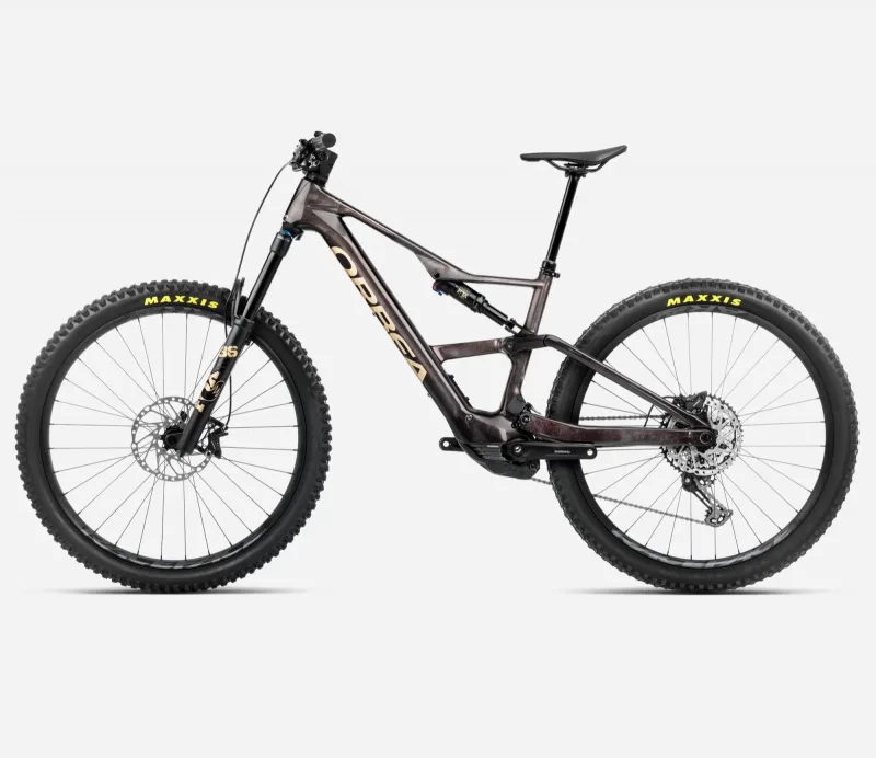 Велосипед 29" Orbea RISE LT M20 420W (2025) cosmic carbon /golden sand gloss M — 2