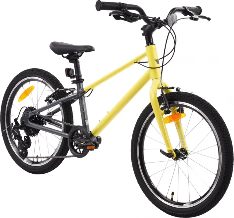 Велосипед 20" PRIDE GLIDER 2.2 (2026) Yellow-Gray — 2