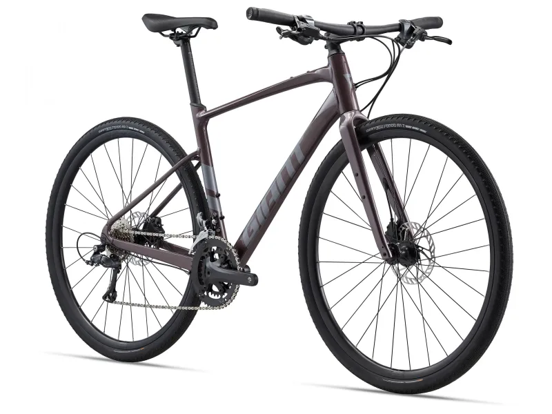 Велосипед 28" Giant FastRoad AR 3 gloss charcoal plum ML — 2