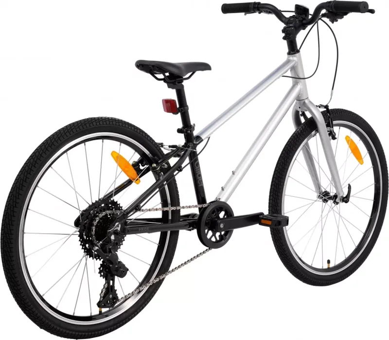 Велосипед 24" PRIDE GLIDER 4.1 (2026) Silver-Black — 2