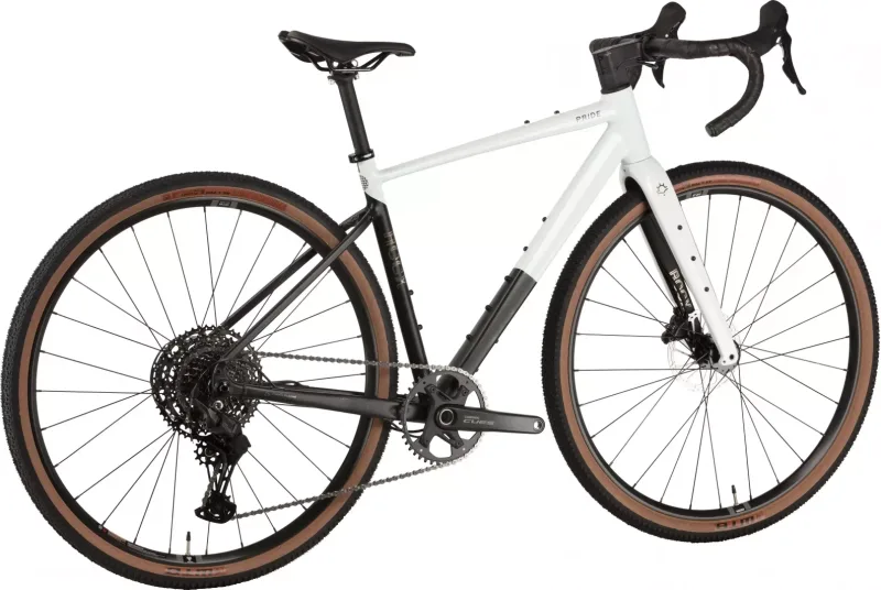 Велосипед 28" PRIDE ROCX 8.3 (2026) рама - M White-Black — 3