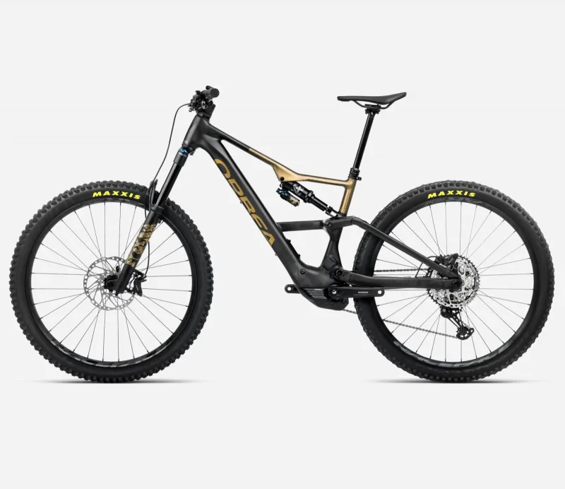 Велосипед 29" Orbea RISE LT H10 (2025) diamond black/splash olive green matt L — 2