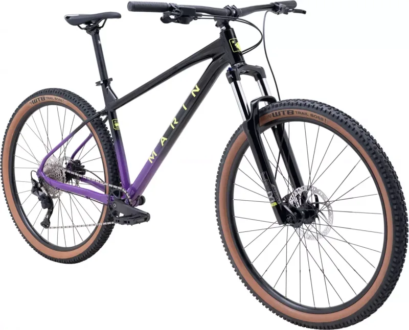 Велосипед 27,5" Marin Bobcat Trail 4 рама - M 2025 Black/Purp — 2